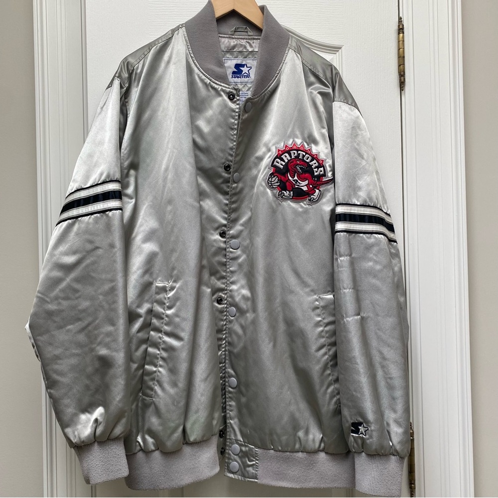 Vintage 1990s Toronto Raptors Starter Jacket - Picture 2 of 13